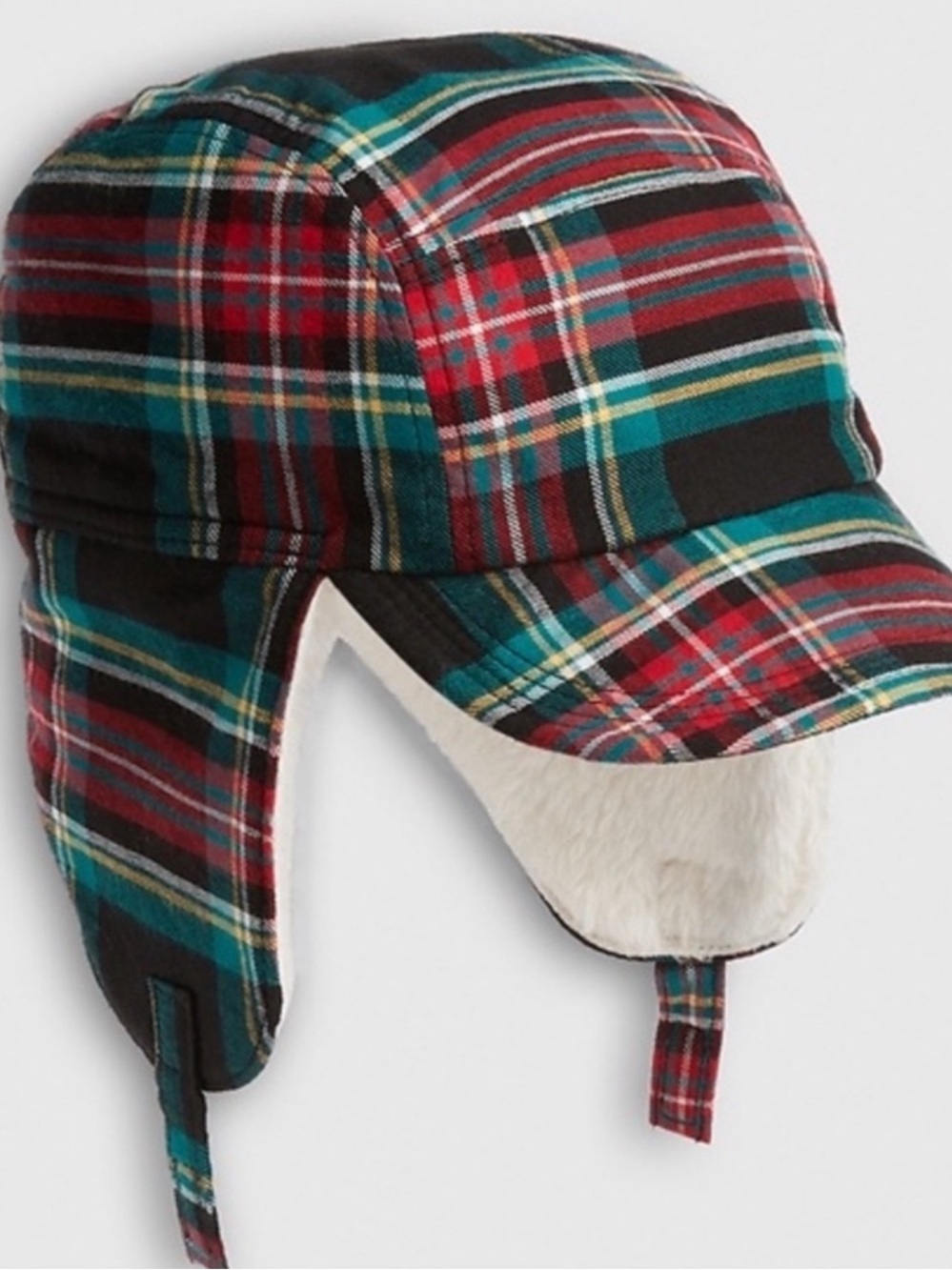 NWT GAP Baby Plaid Trapper Hat
